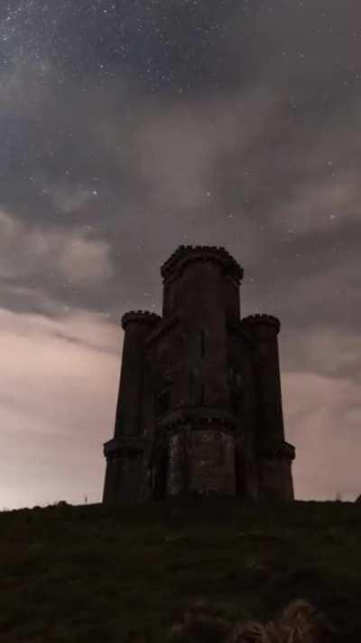 A walk around Paxton's Tower. Hyperlapse. [OC] [01:00]
