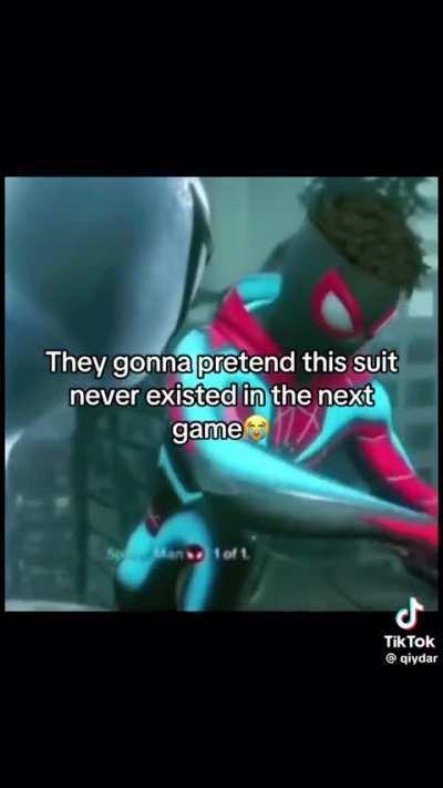 Pete sees Miles new suit for the first time