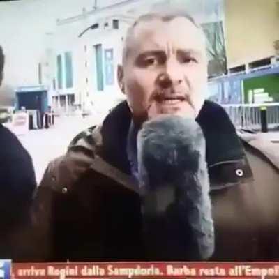 He couldn't take it anymore