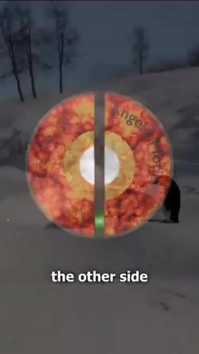 What if you could jump through a hole in the Earth