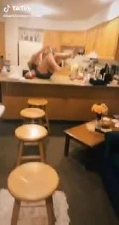 HMC as I walk over these chairs