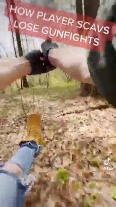 AI VS PLAYER SCAVS LOSING GUNFIGHTS