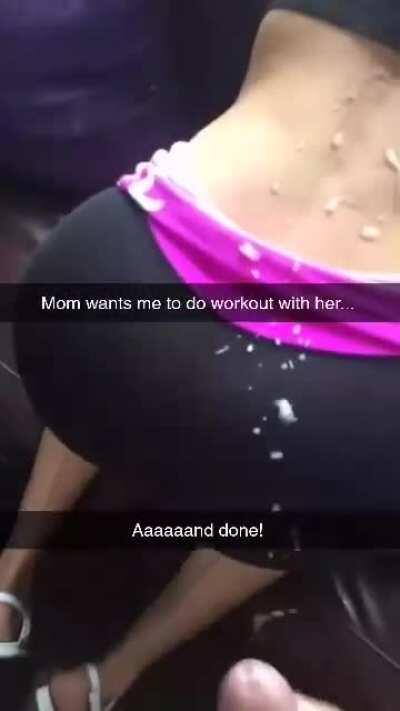 Workout with mom