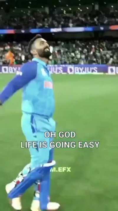 M to match se pahle panic attacks se mar jaunga 😄👍 T:- I am going to die due to panic attacks ever before match😄👍