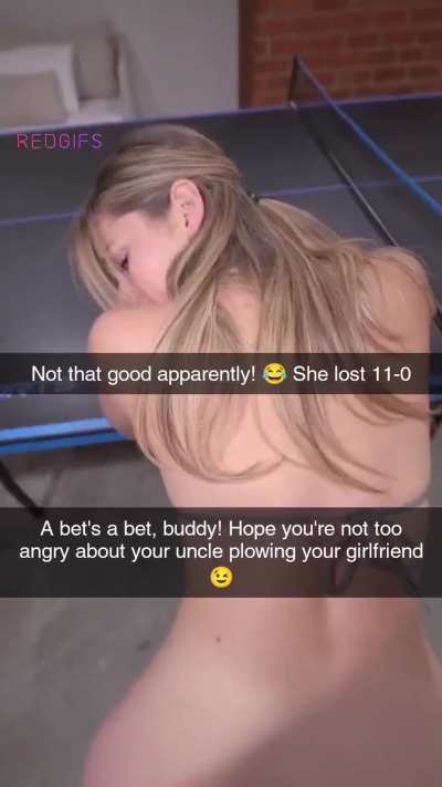 Your sleazy uncle fucked your girlfriend, so you fucked your aunt in return