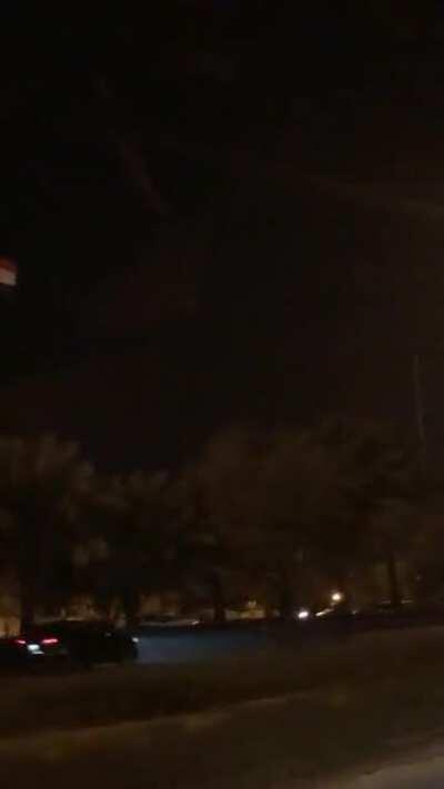 Iraqi flags flying in Riyadh tonight