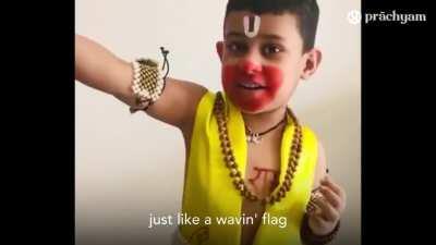 Dedicated to all our ancestors and bhratas, of this great civilisation Bharat Varsh. Proud and lucky to be born into sanatan dharma. We shall rise and touch the skies again :') (video credits - @prachyam7 insta)