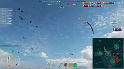 US navy testing of an omni-directional HE bomb, 1946 (colorized)