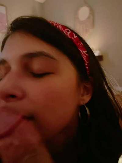 I let my college classmate cum over after class 😇