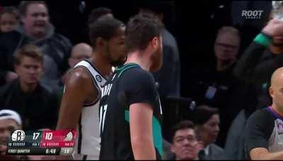 [Highlight] Nurkic expresses his feelings about Durant's size