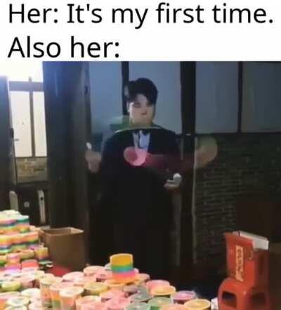 Handling the slinky like a pro