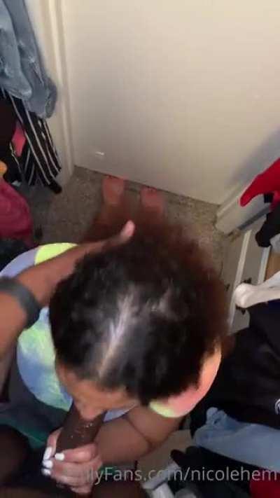 Slopping dick in the closet (full vid)