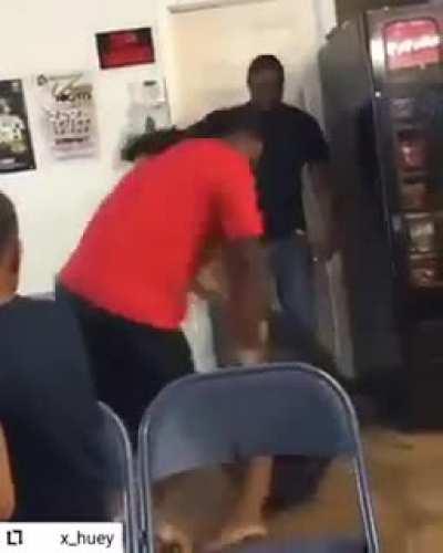 Kids get their ass whipped by their dad after they got caught stealing snacks and giftcards at a supermarket