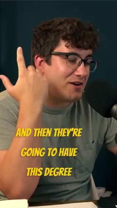 Nobody cares about his degree in Information Systems