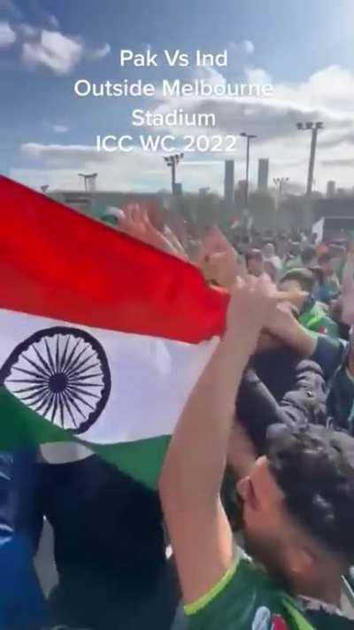 Divided by Cricket, United by Pasoori. ( Sorry if it's a repost )