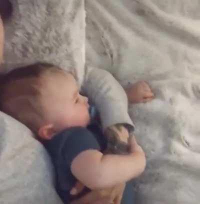 Could not be a better feeling than having this happen to you while you are resting