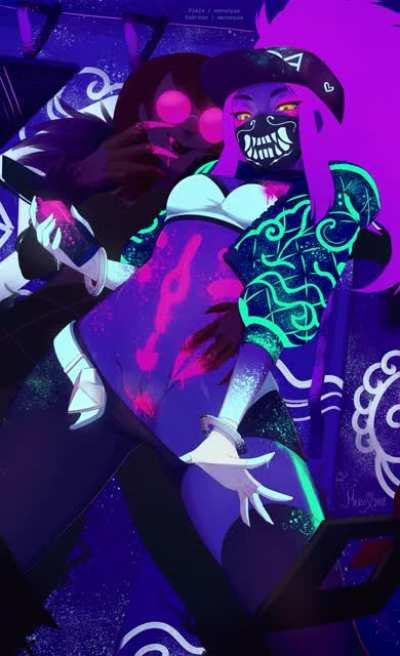 K/DA Akali Showing Off