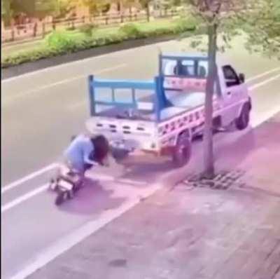 HMFT after I rear end this truck