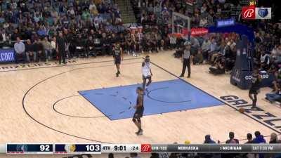 [Highlight] Ja is a generational time waster, ball goes in at 9:07, inbounded at 8:52