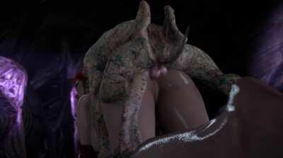 Triss and a Ghoul [The Witcher] (whitetentaclesfm)