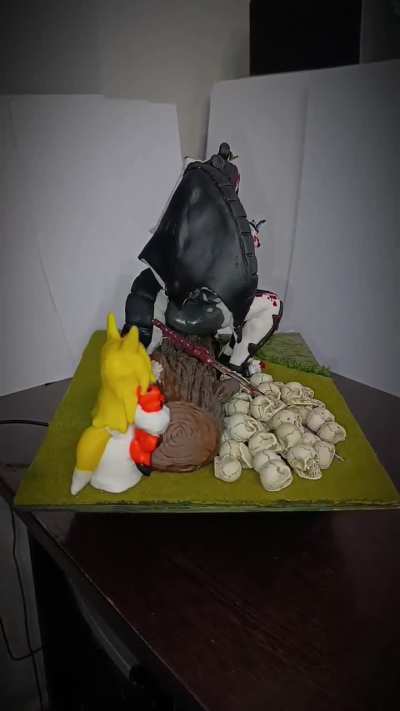 Koron after the battle (Monster girl quest)