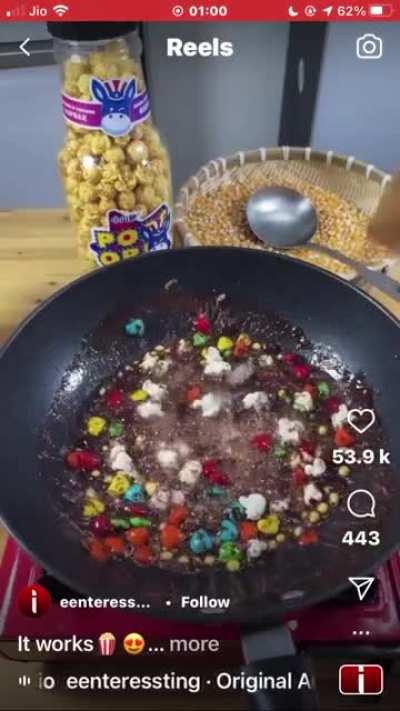 Melting the plastic to get that extra crunch