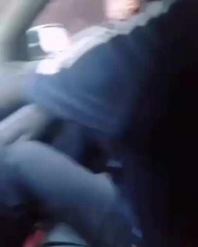 Accidentally unpinned a hand grenade inside the car