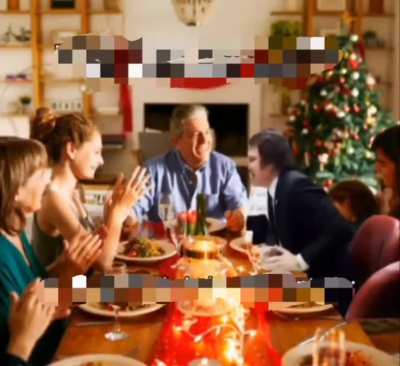 Feliz Navidad, les deseo una cena tranquila... 