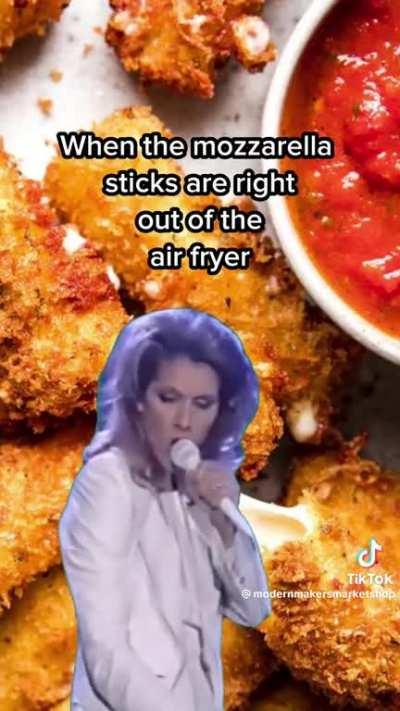 Hot out of the air fryer