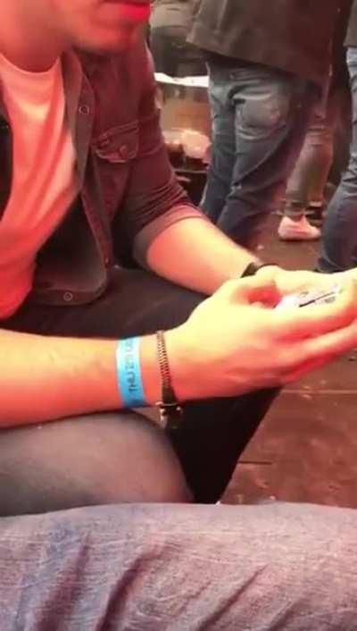 I have flat out hallucinated on mdma before so I feel this guy.