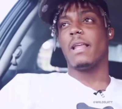 Juice listening to Legends