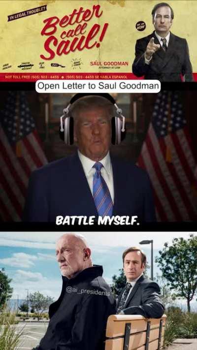 Trump Calls to Saul Goodman: Legal Genius Needed!