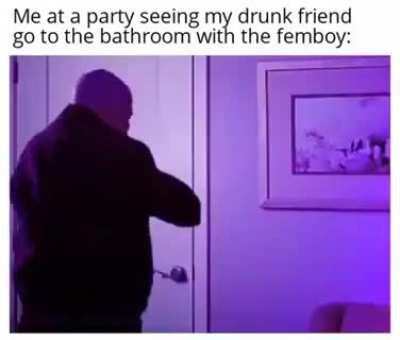 I’m not trying to stop him. I’m trying to join-