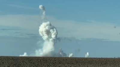 Sometime yesterday a ruzzian S300/400 was reportedly destroyed near either Chaplynka (Kherson) or Armiansk (Crimea). The ruzzians denied and claimed all sorts of things, but on this video that they themselves took, we can see not just an explosion but als