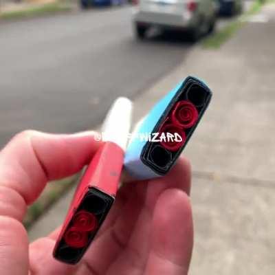 So nice I rolled em twice His and her Juul-Oints 👨🏻‍🦰👩🏻 6.5 grams each rolled with Gr@pe Hi Ch3w!