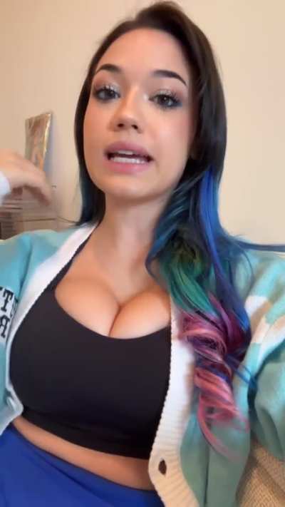 Talking about her hit song 