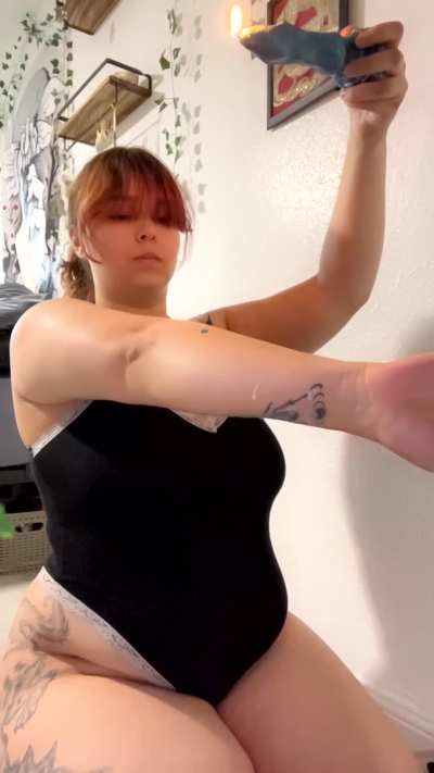 Trying out the new wax play candles from Nothosaur