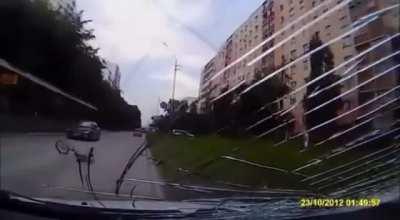 Russian Roads are just bound for a bad accident