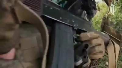 Ukrainian soldiers recently stormed, cleared and took prisoners in the village of Sichneve/Janwarske, (Dnipropetrovs'k region). 141st Mechanized Brigade at work. Published 07.10.2025