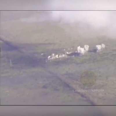 ru pov. Russian military destroying positions of the AFU with high-precision artillery ammunition 