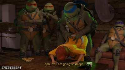 April Brought Pizza ( Crisisbeat )[turtle ninja]