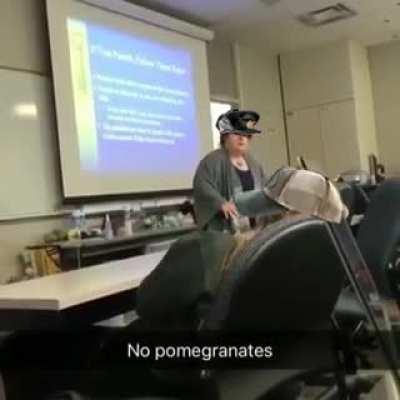 My Captain after I farmed pomegrenades in the reactor room: