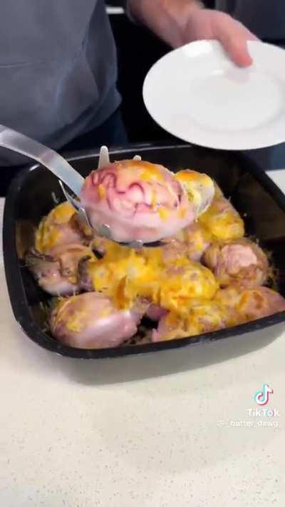 Takes a lot of balls to make this for your family.