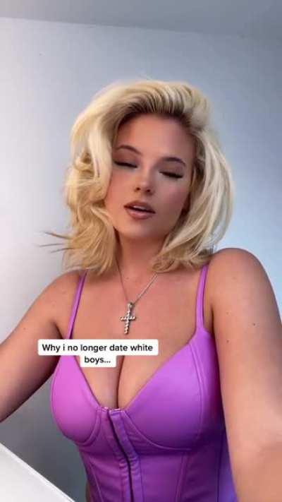 NOPE...This GORGEOUS White Queen👸🏼Is Black Men ONLY