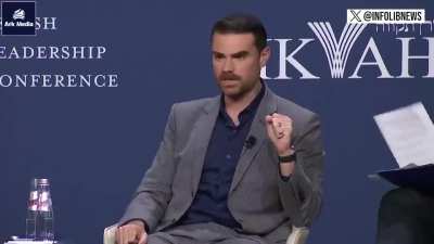 Ben Shapiro says he's making 'Judeo-Christian programming to shape children's values' & replace Ms. Rachel. Shapiro praises Bari Weiss (hired to run CBS News by the Ellison family due to her pro-Israel views) for 'capturing' a legacy media institution