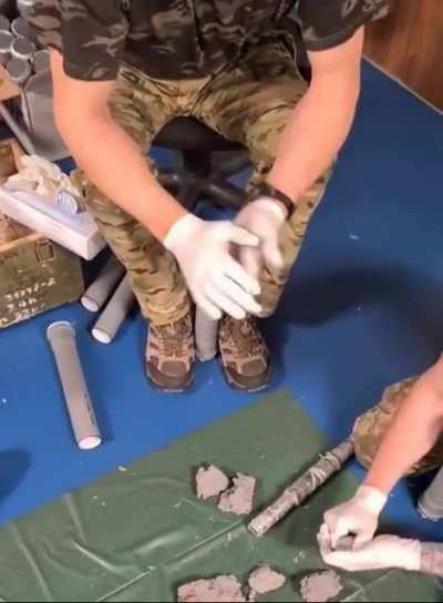 Ukrainian unit building homemade kamikaze drones armed with a homemade explosive device