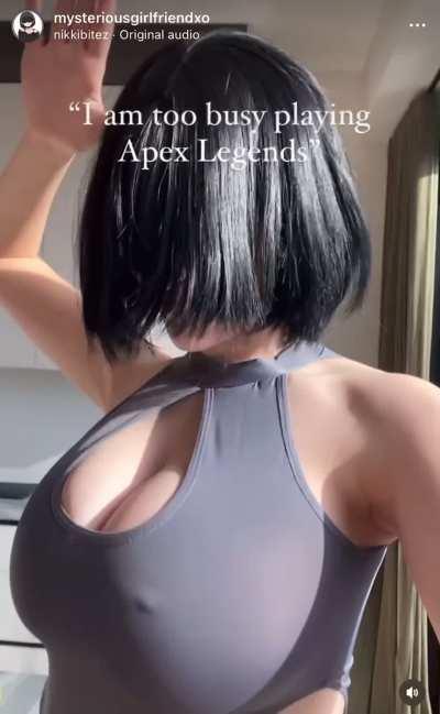 Her nipples poking through 😍