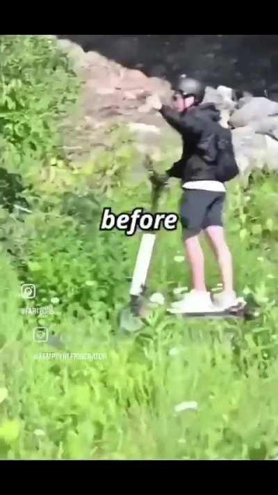 Scootering acroos the entire state of New York.