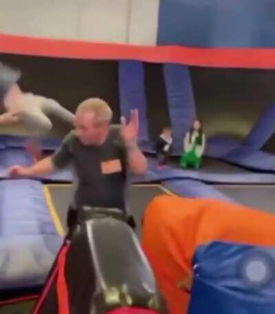 This is how you develop a lifelong fear of trampolines.