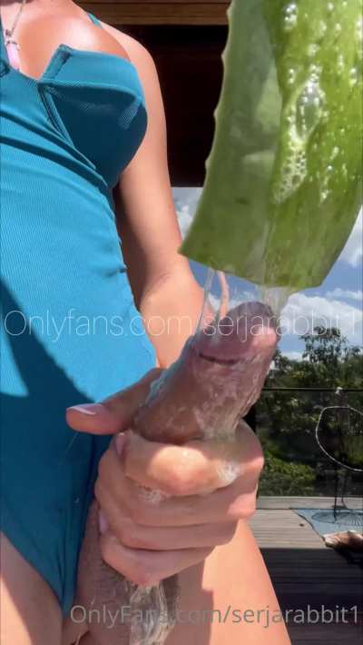 aloe vera is good for the dick